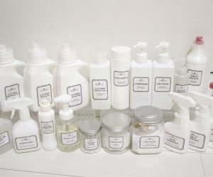 ホワイトボトル素材　無料テンプレ　洗剤　サニタリー　掃除用品